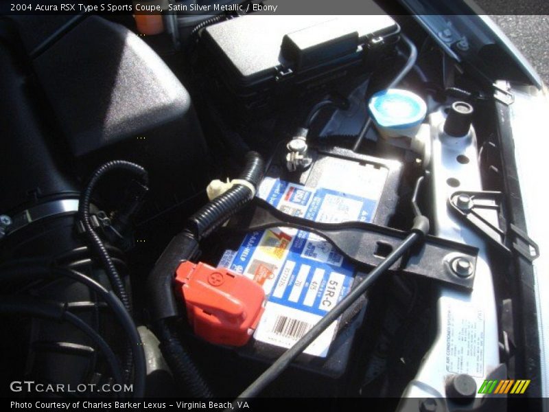Satin Silver Metallic / Ebony 2004 Acura RSX Type S Sports Coupe