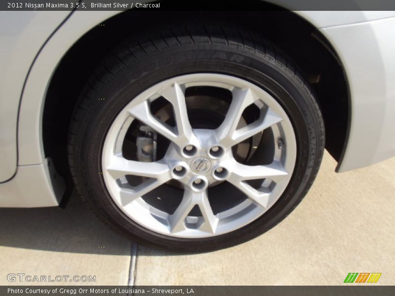 Brilliant Silver / Charcoal 2012 Nissan Maxima 3.5 S