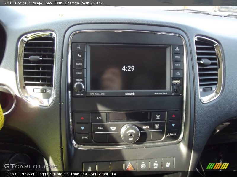 Dark Charcoal Pearl / Black 2011 Dodge Durango Crew