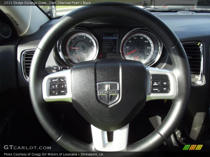 Dark Charcoal Pearl / Black 2011 Dodge Durango Crew