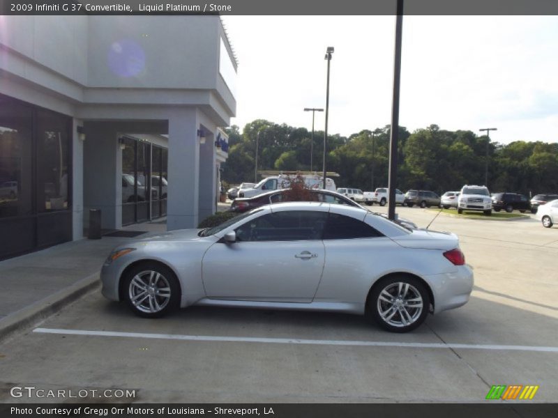 Liquid Platinum / Stone 2009 Infiniti G 37 Convertible