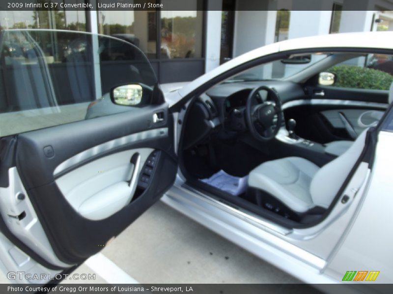 Liquid Platinum / Stone 2009 Infiniti G 37 Convertible