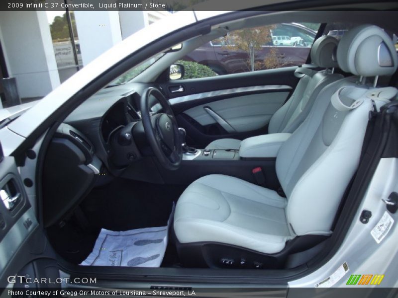 Liquid Platinum / Stone 2009 Infiniti G 37 Convertible
