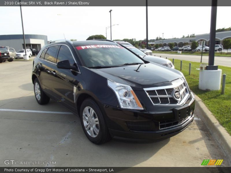 Black Raven / Shale/Ebony 2010 Cadillac SRX V6