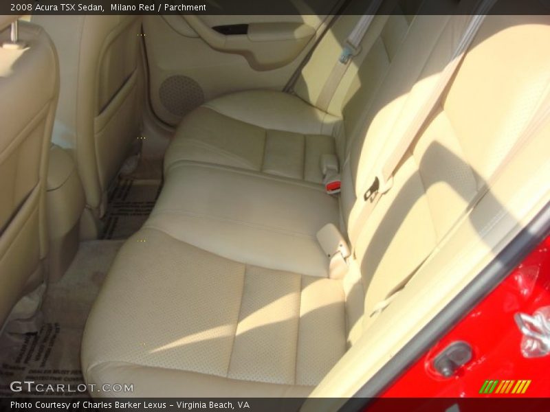 Milano Red / Parchment 2008 Acura TSX Sedan