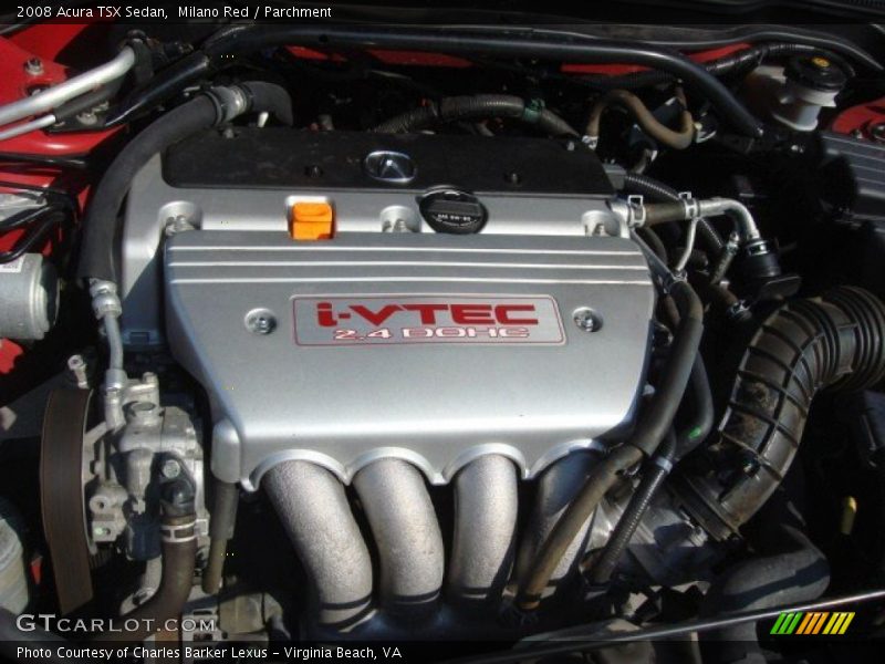 Milano Red / Parchment 2008 Acura TSX Sedan