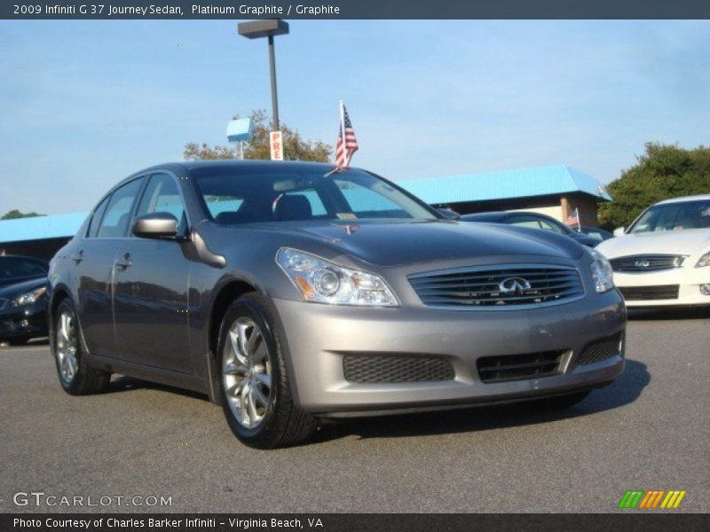 Platinum Graphite / Graphite 2009 Infiniti G 37 Journey Sedan
