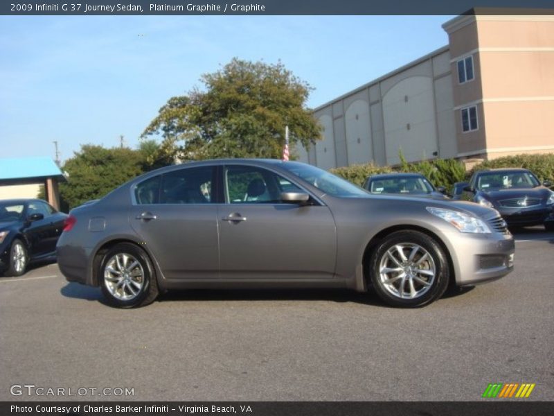 Platinum Graphite / Graphite 2009 Infiniti G 37 Journey Sedan