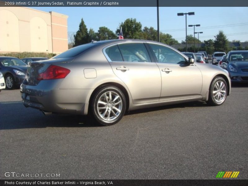 Platinum Graphite / Graphite 2009 Infiniti G 37 Journey Sedan