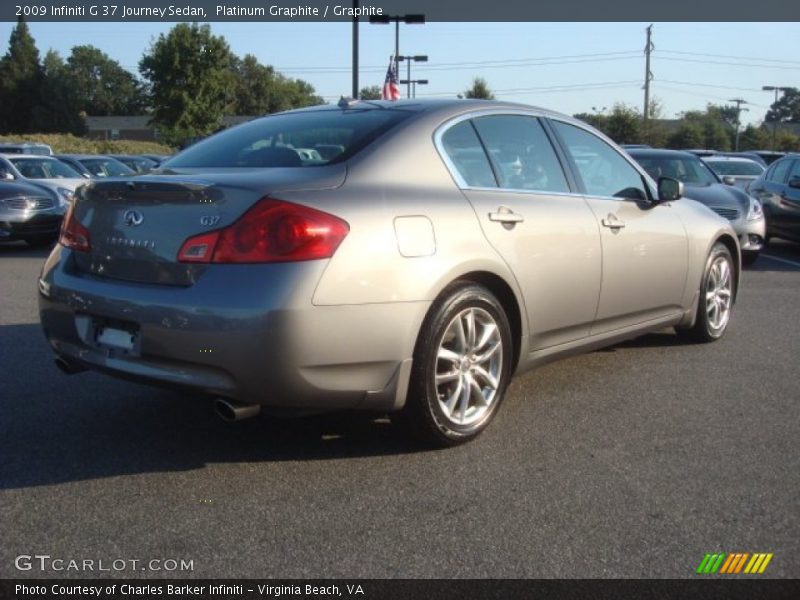 Platinum Graphite / Graphite 2009 Infiniti G 37 Journey Sedan