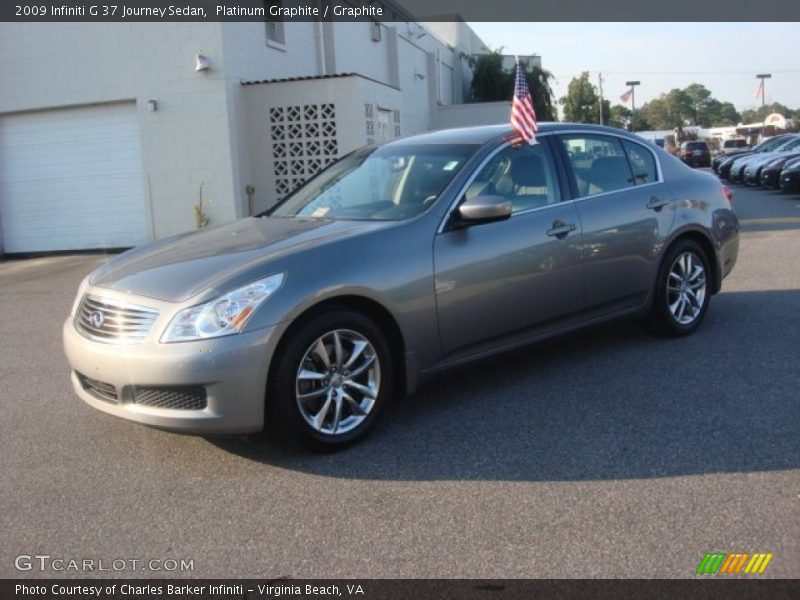Platinum Graphite / Graphite 2009 Infiniti G 37 Journey Sedan