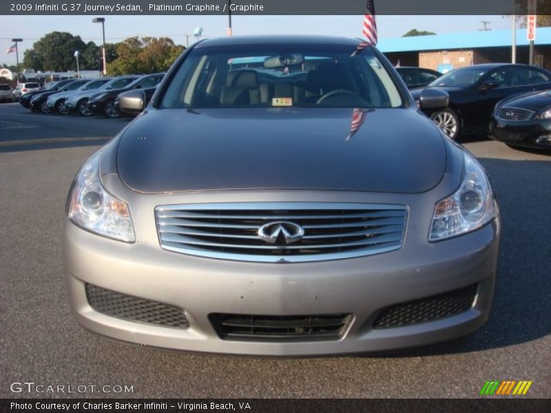 Platinum Graphite / Graphite 2009 Infiniti G 37 Journey Sedan