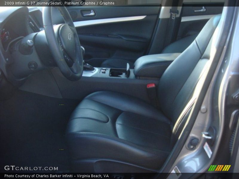Platinum Graphite / Graphite 2009 Infiniti G 37 Journey Sedan
