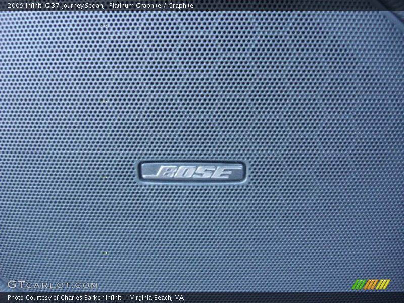 Platinum Graphite / Graphite 2009 Infiniti G 37 Journey Sedan