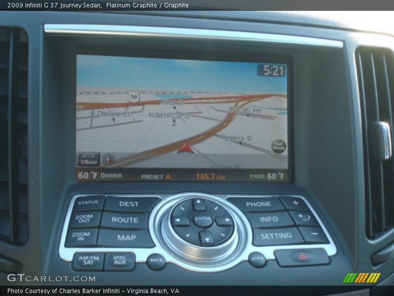 Platinum Graphite / Graphite 2009 Infiniti G 37 Journey Sedan