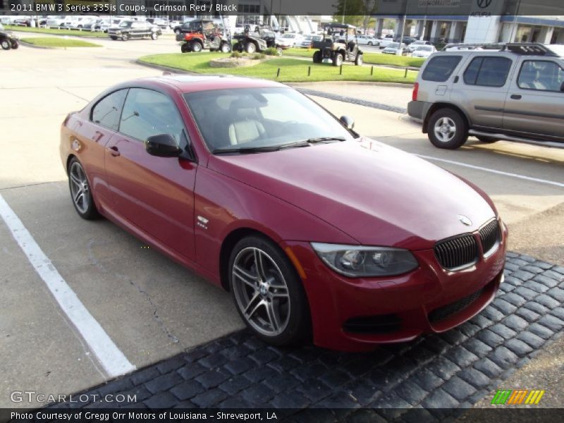 Crimson Red / Black 2011 BMW 3 Series 335is Coupe