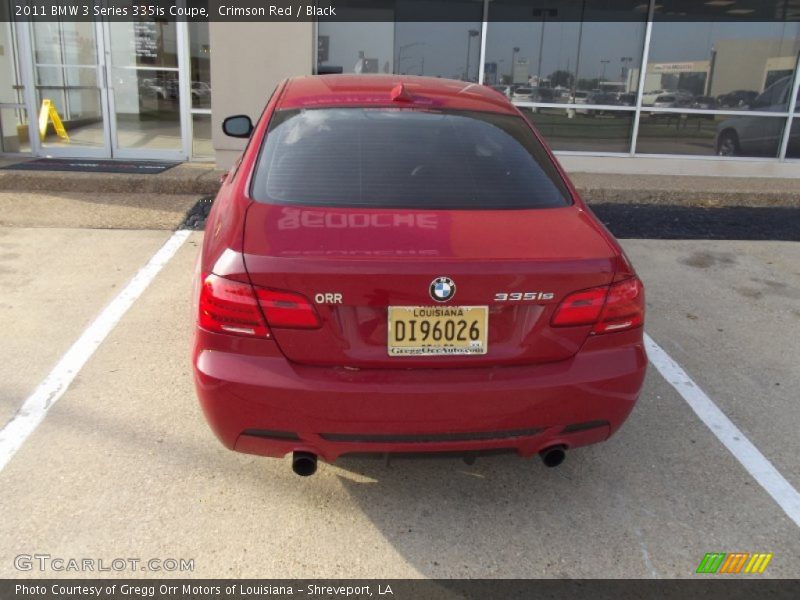 Crimson Red / Black 2011 BMW 3 Series 335is Coupe