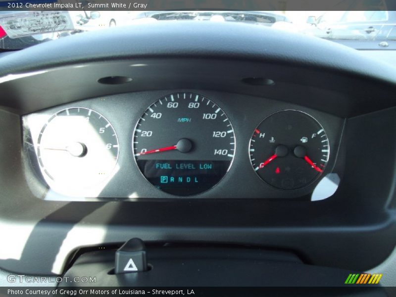 Summit White / Gray 2012 Chevrolet Impala LT