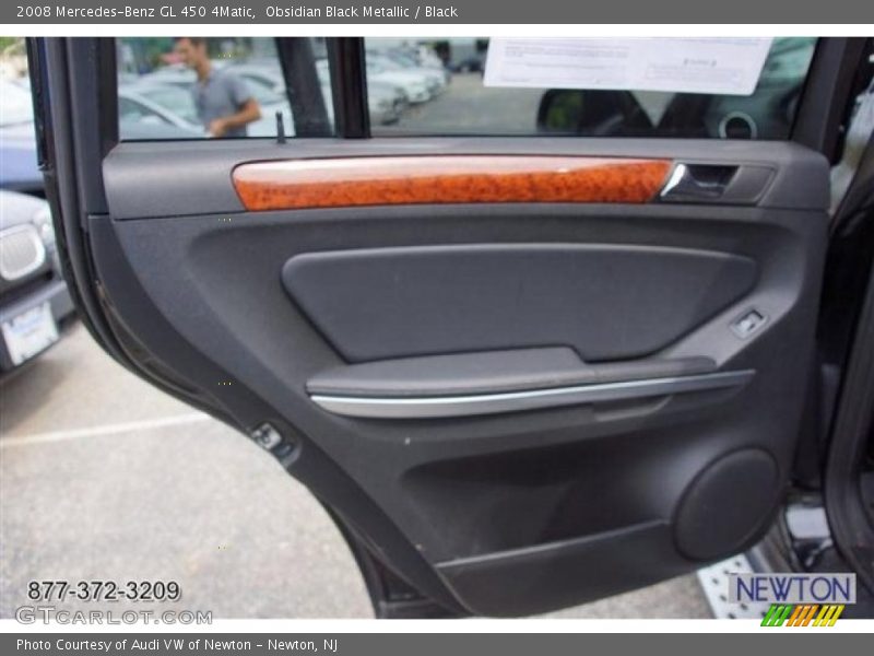 Obsidian Black Metallic / Black 2008 Mercedes-Benz GL 450 4Matic