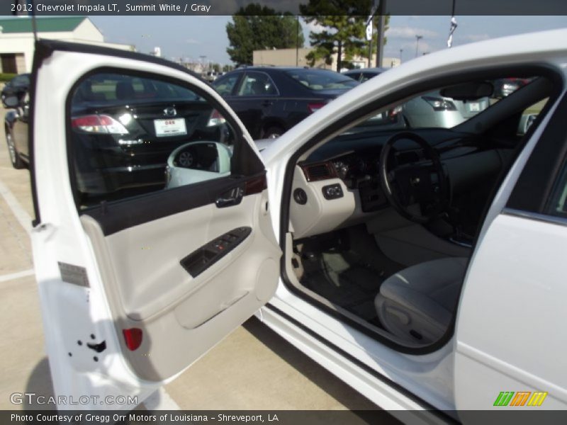 Summit White / Gray 2012 Chevrolet Impala LT