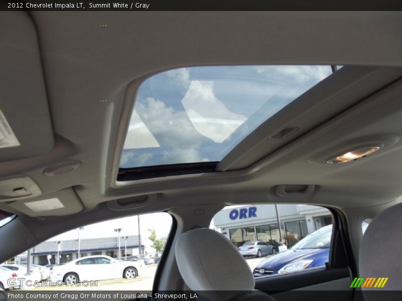 Summit White / Gray 2012 Chevrolet Impala LT
