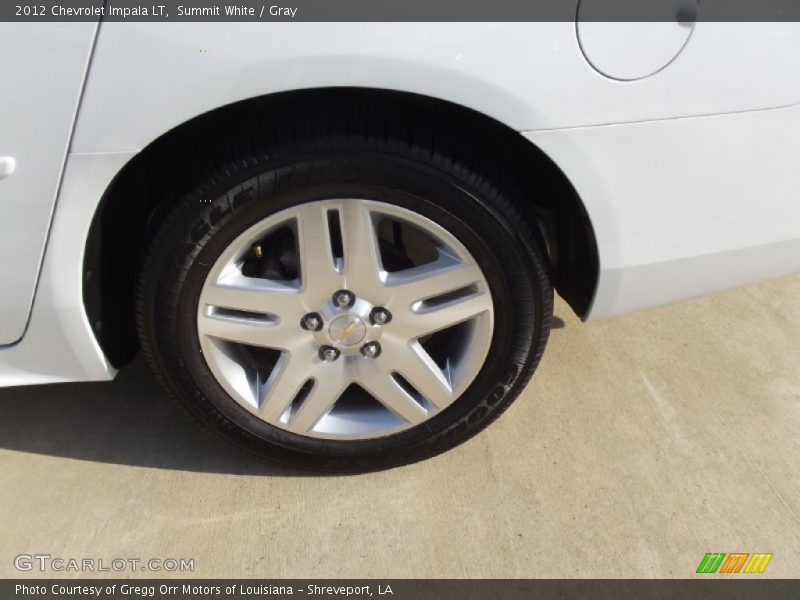 Summit White / Gray 2012 Chevrolet Impala LT