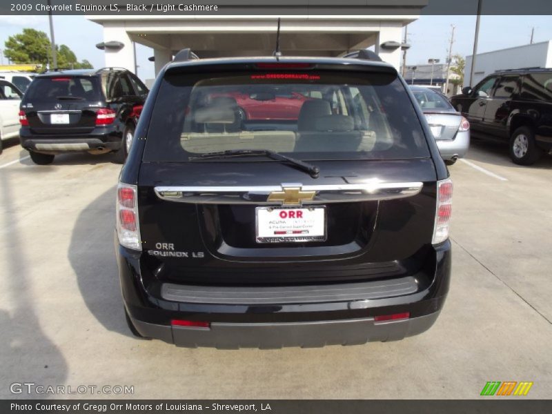 Black / Light Cashmere 2009 Chevrolet Equinox LS