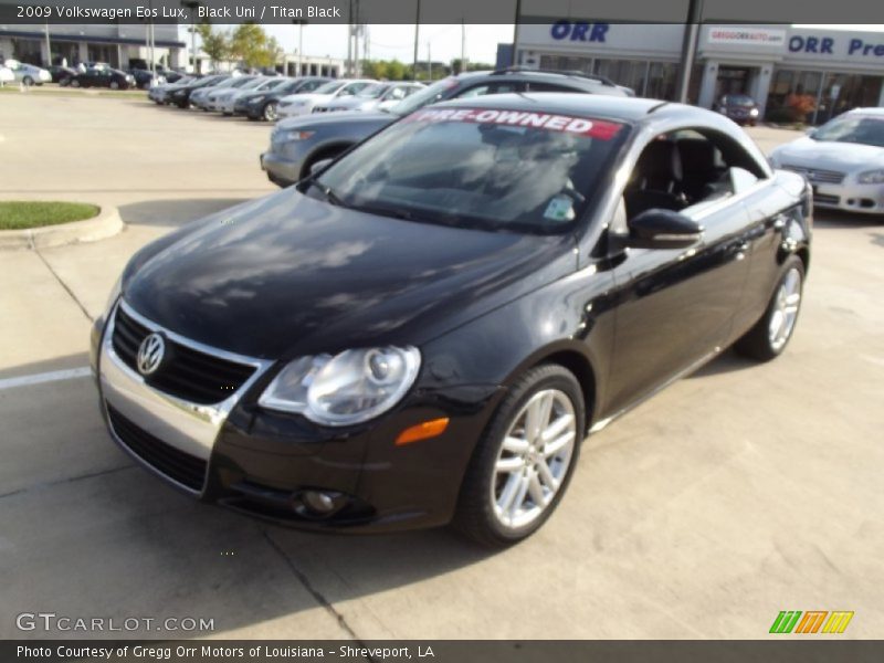 Black Uni / Titan Black 2009 Volkswagen Eos Lux