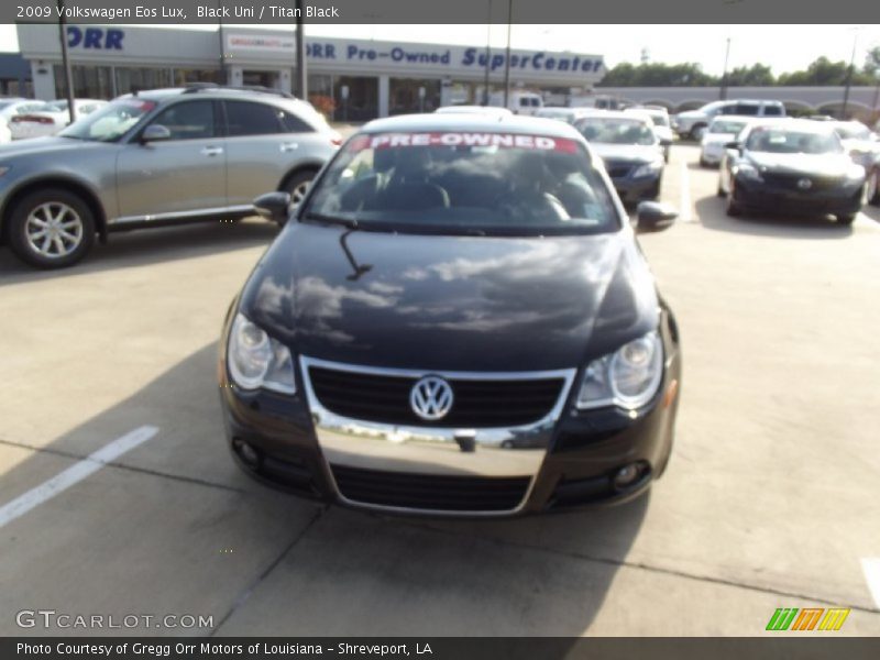 Black Uni / Titan Black 2009 Volkswagen Eos Lux