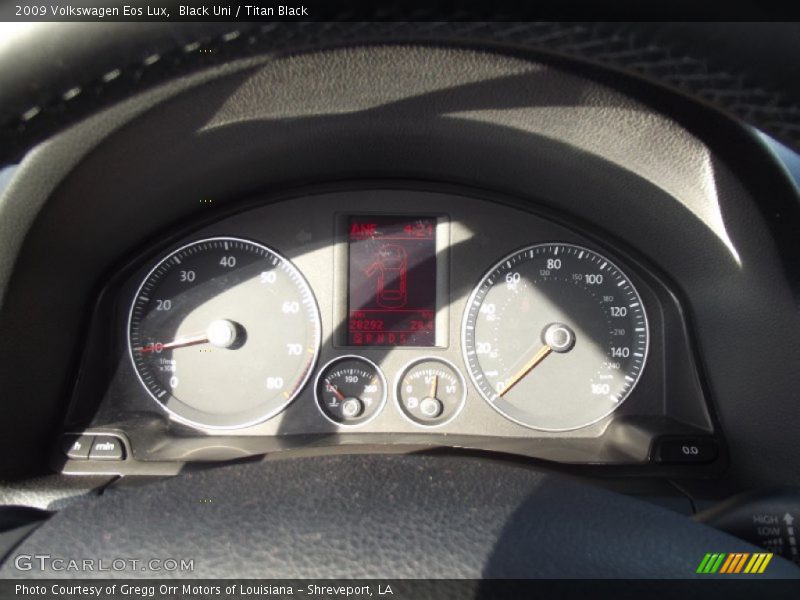 Black Uni / Titan Black 2009 Volkswagen Eos Lux