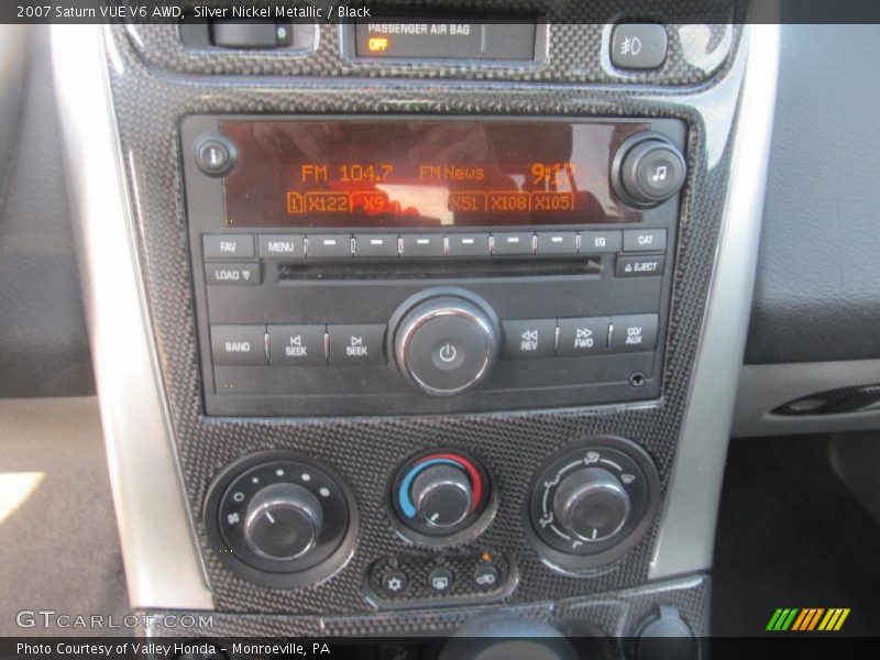 Silver Nickel Metallic / Black 2007 Saturn VUE V6 AWD