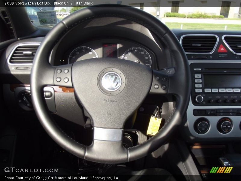 Black Uni / Titan Black 2009 Volkswagen Eos Lux