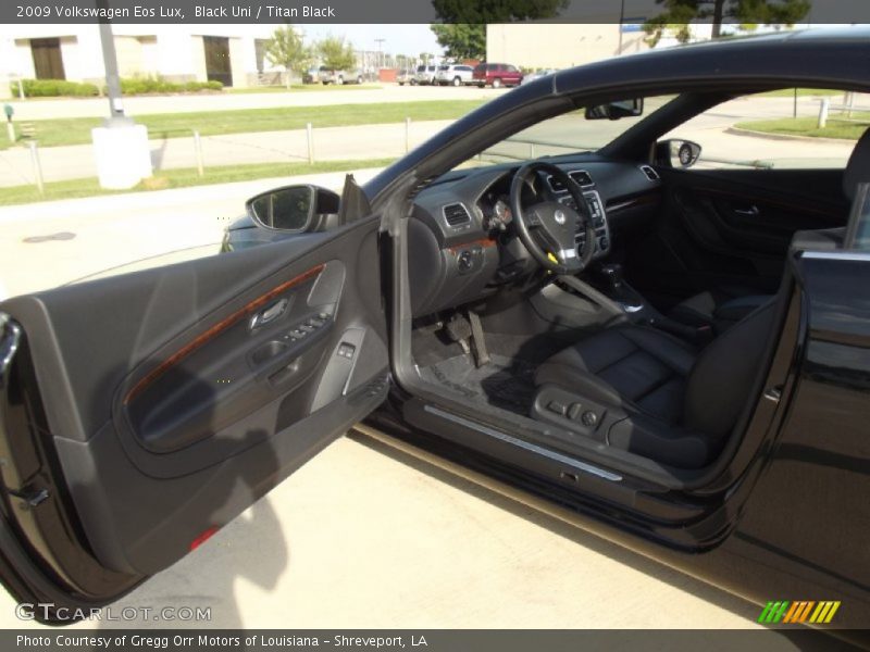 Black Uni / Titan Black 2009 Volkswagen Eos Lux