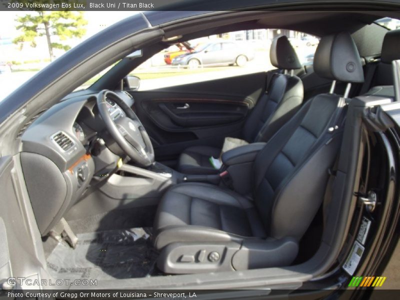 Black Uni / Titan Black 2009 Volkswagen Eos Lux