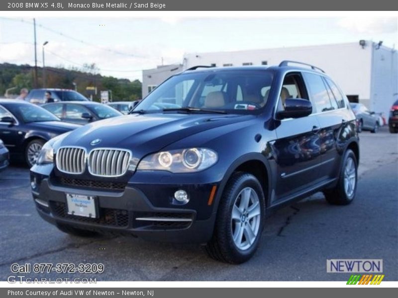 Monaco Blue Metallic / Sand Beige 2008 BMW X5 4.8i