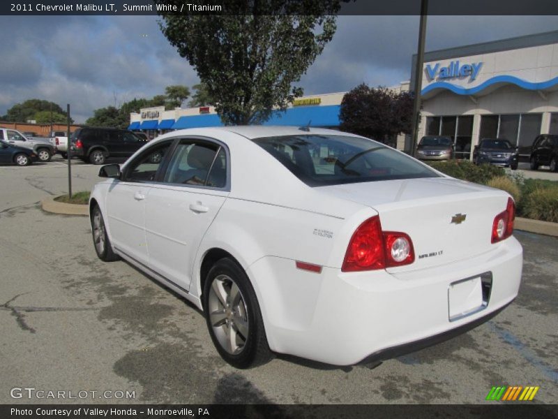 Summit White / Titanium 2011 Chevrolet Malibu LT