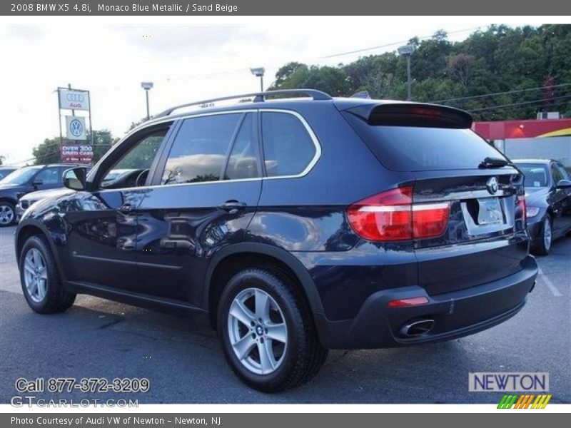 Monaco Blue Metallic / Sand Beige 2008 BMW X5 4.8i