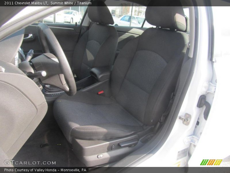 Summit White / Titanium 2011 Chevrolet Malibu LT