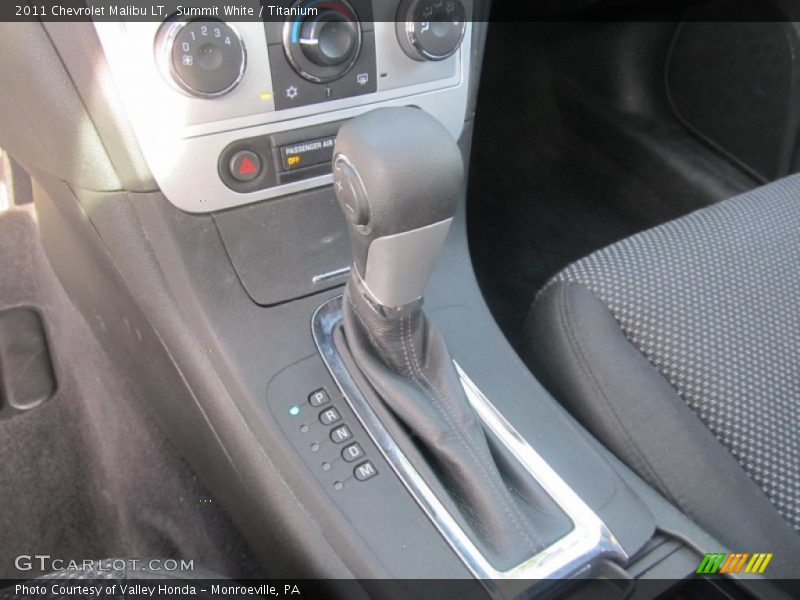 Summit White / Titanium 2011 Chevrolet Malibu LT