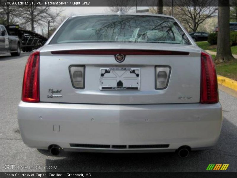 Radiant Silver / Light Gray 2009 Cadillac STS V8