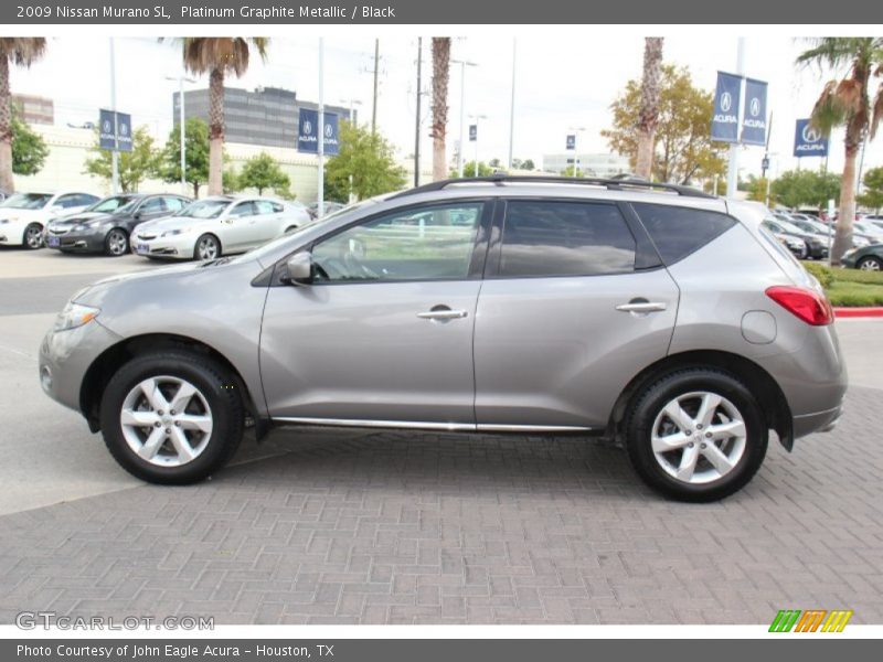 Platinum Graphite Metallic / Black 2009 Nissan Murano SL