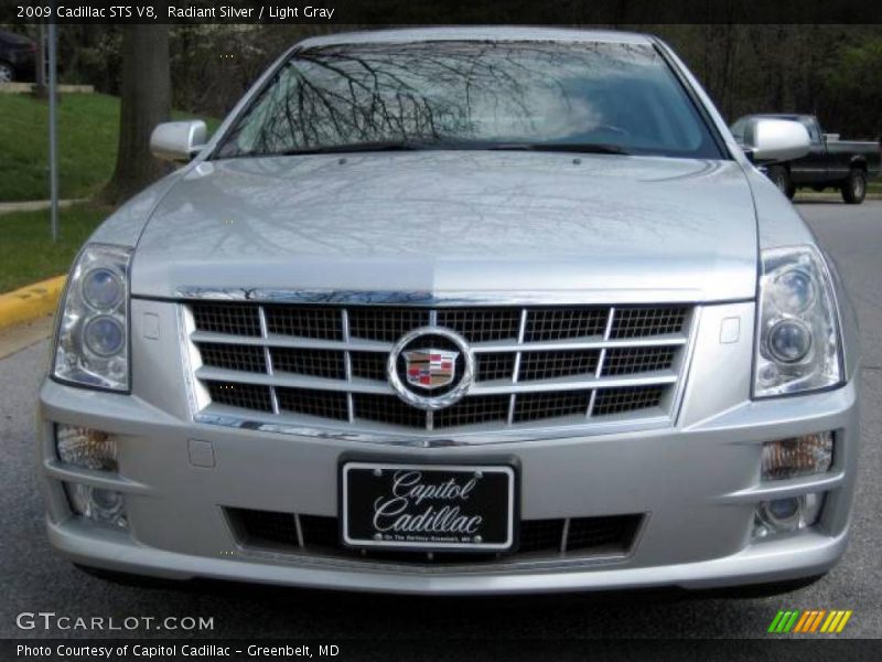 Radiant Silver / Light Gray 2009 Cadillac STS V8