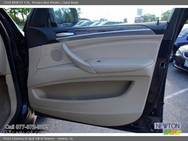 Monaco Blue Metallic / Sand Beige 2008 BMW X5 4.8i