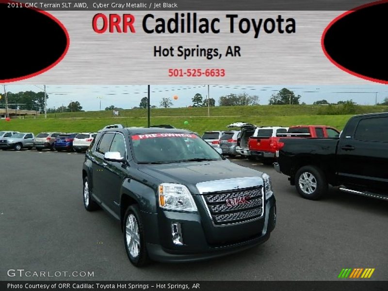 Cyber Gray Metallic / Jet Black 2011 GMC Terrain SLT AWD