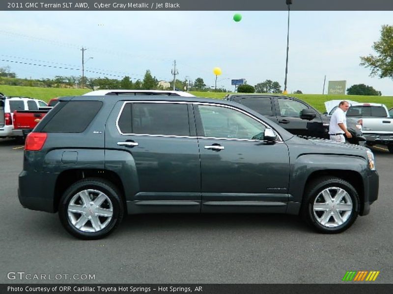 Cyber Gray Metallic / Jet Black 2011 GMC Terrain SLT AWD