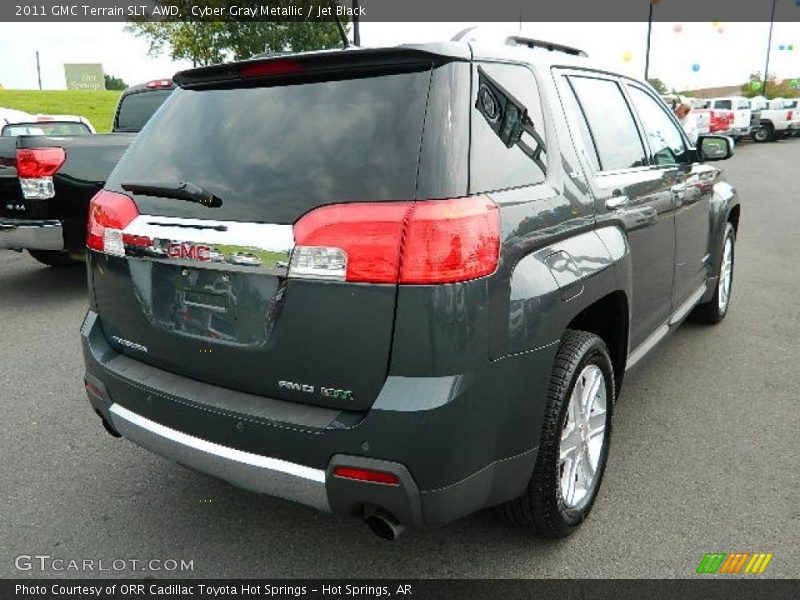 Cyber Gray Metallic / Jet Black 2011 GMC Terrain SLT AWD