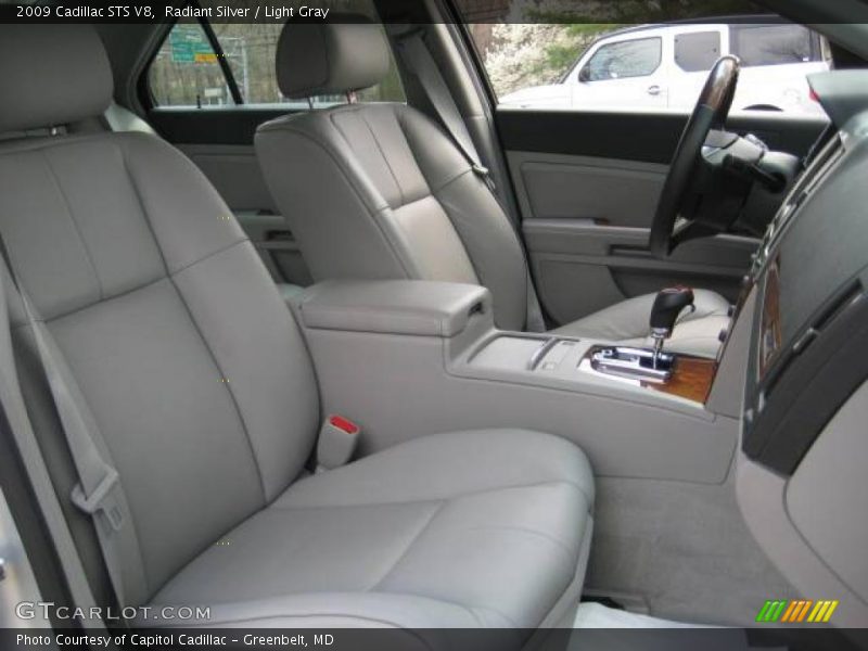 Radiant Silver / Light Gray 2009 Cadillac STS V8