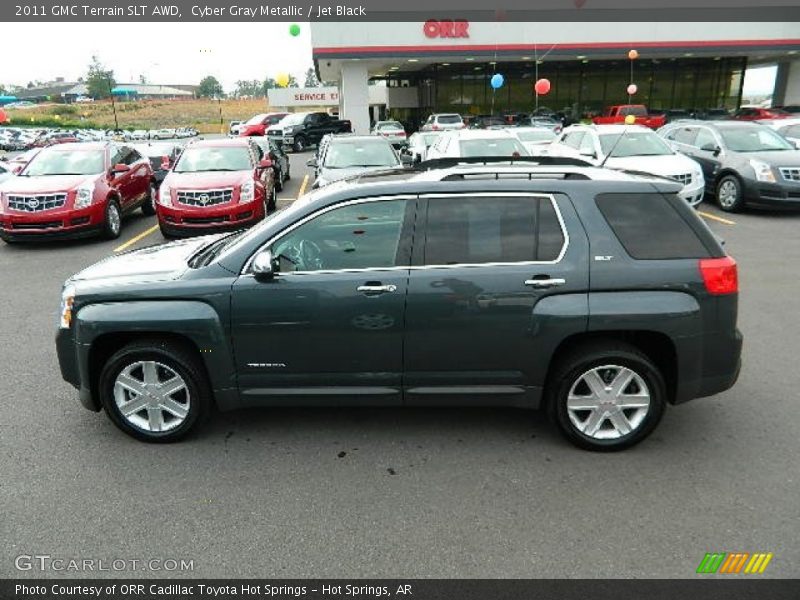 Cyber Gray Metallic / Jet Black 2011 GMC Terrain SLT AWD