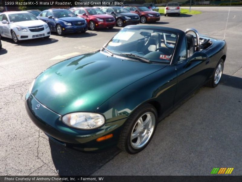 Emerald Green Mica / Black 1999 Mazda MX-5 Miata LP Roadster