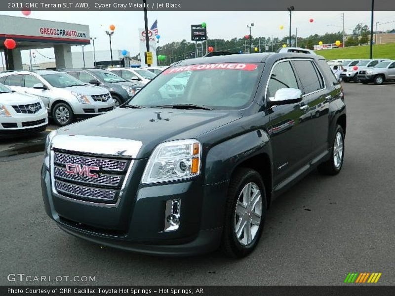 Cyber Gray Metallic / Jet Black 2011 GMC Terrain SLT AWD